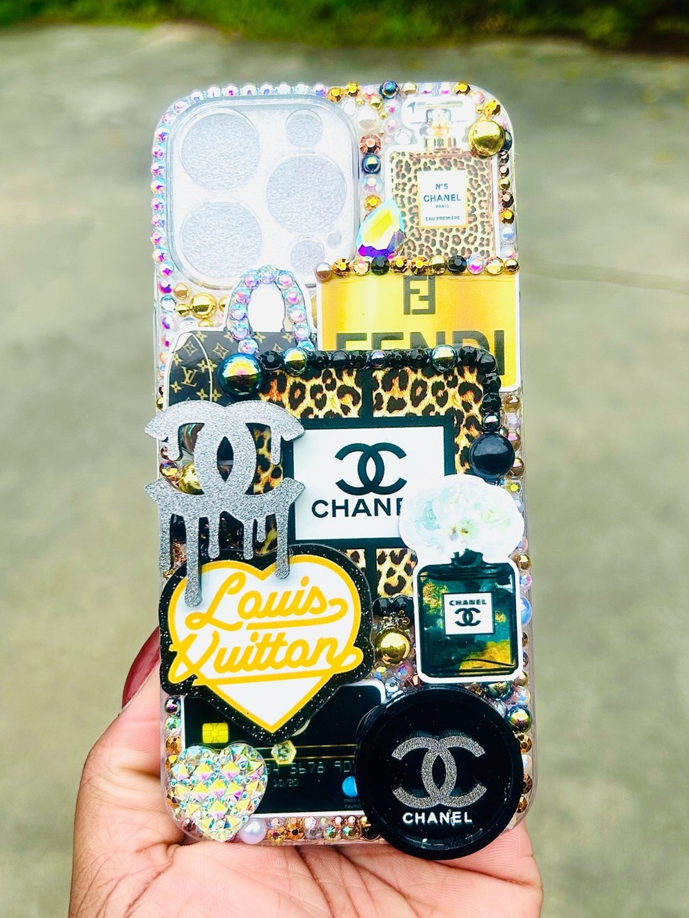 15 PRO MAX🤎Bling Phone Case (iPhone) Designer Inspired Case